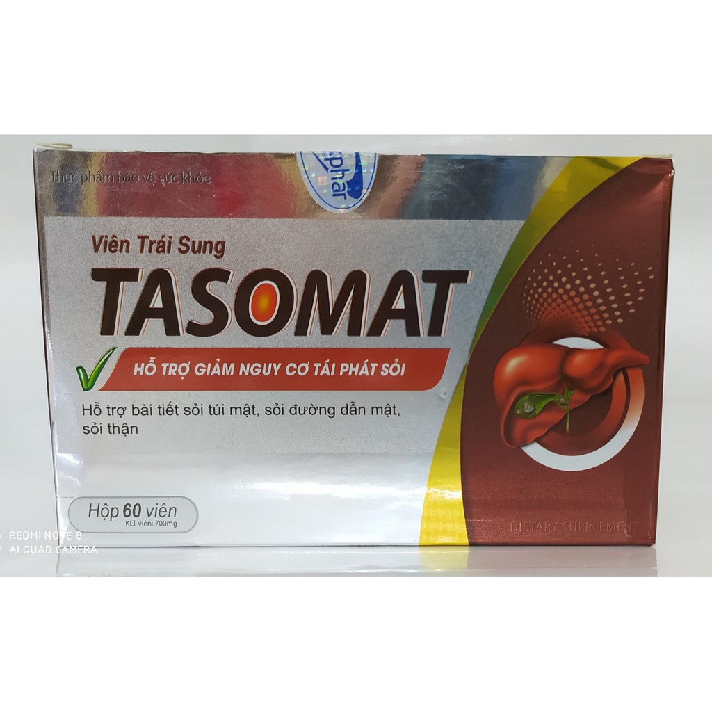 TASOMAT - Tan sỏi nhanh, không tái phát- Hỗ trợ điều trị bệnh sỏi mật, sỏi thận, sỏi gan