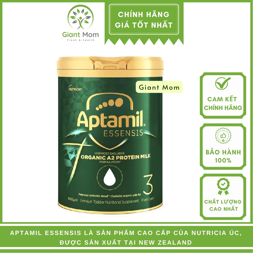 Sữa Aptamil Essensis Úc Giant Mom - Sữa Aptamil Essensis Organic A2 Protein Úc 900g Hàng Chính Hãng