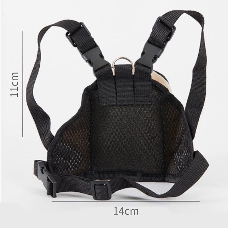 Ba Lô Đeo Vai Nhồi Bông Có Khóa Kéo Đa Năng Di Động Dễ Thương Cho Thú Cưng
