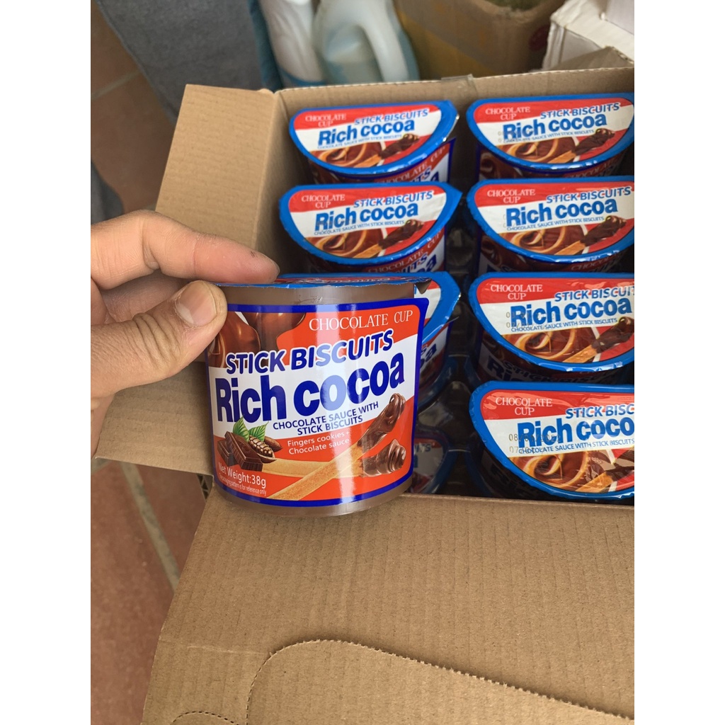 Bánh Que Chấm Rich Cocoa 38g Ngon Khó Cưỡng
