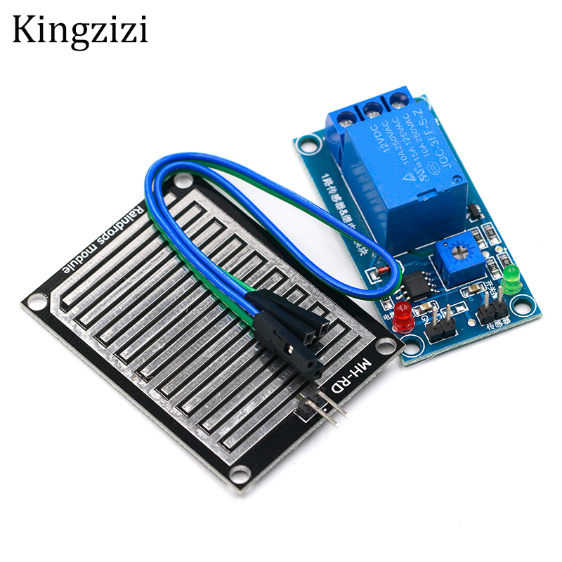 Mô đun cảm biến nước mưa chạy bằng điện DC 5V 12V