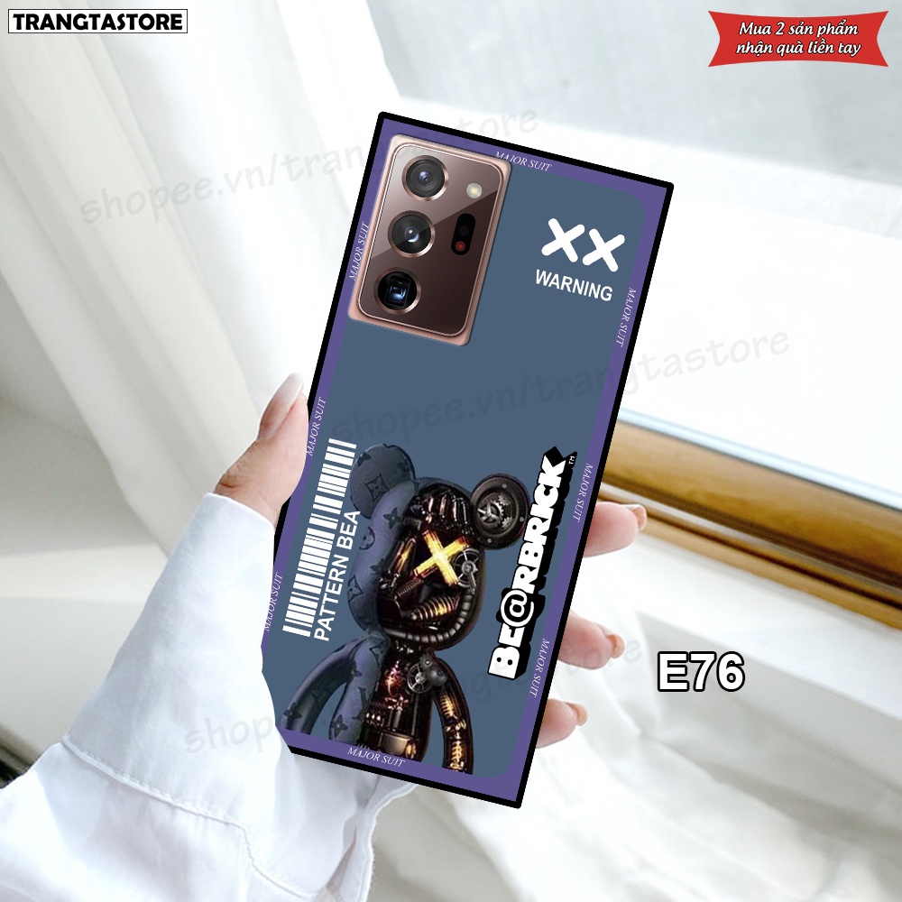 Ốp lưng Samsung Note 20 / Note 20 Ultra / Note 20 Ultra 5G  in hình gấu Bearbrick,Metal Style,Doremon siêu dễ thương chấ