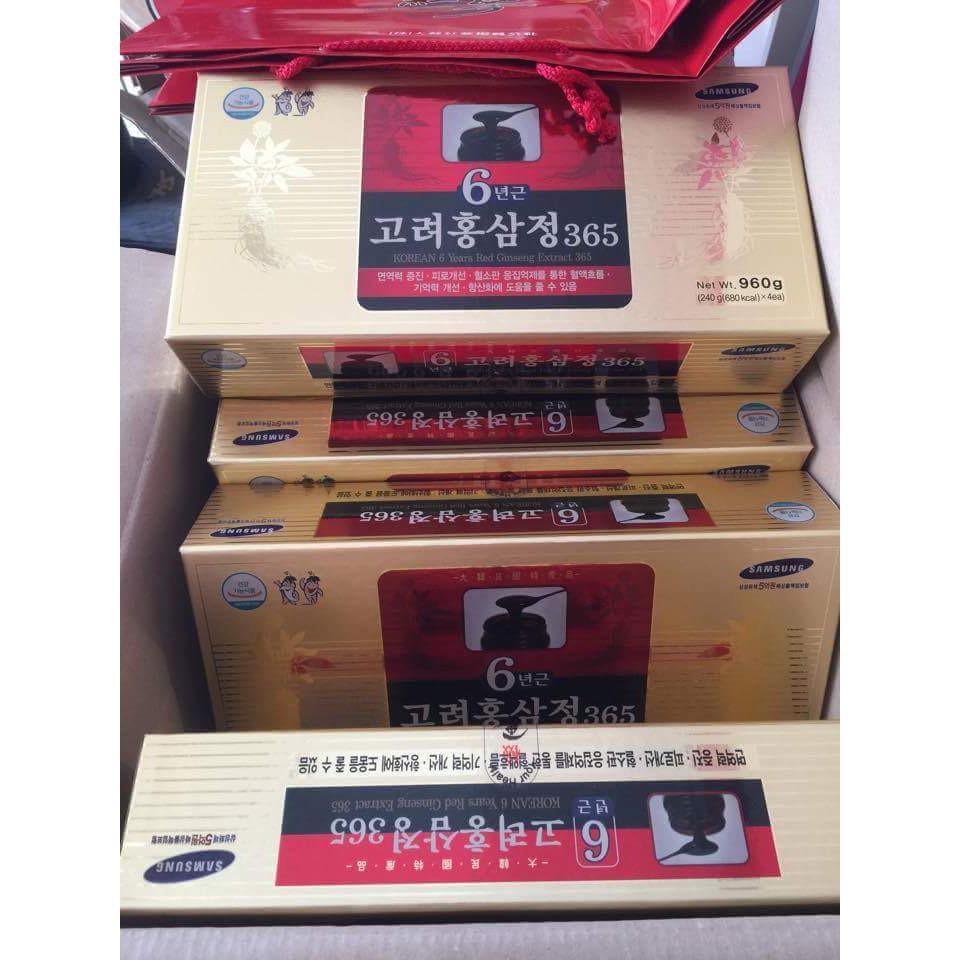 Cao Hồng Sâm 365 Cao Cấp Hàn Quốc { Hộp 4 lọ }, minhchau | BigBuy360 - bigbuy360.vn