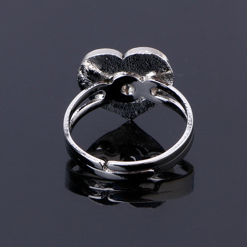 Nhẫn mặt trái tim màu sắc cầu vồng thay đổi theo tâm trạng cảm xúc điều chỉnh được thời trang cho nữ