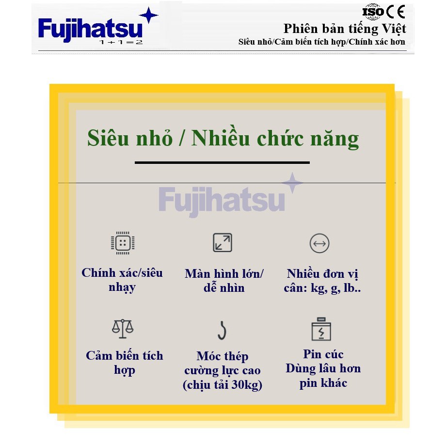 Cân điện tử móc treo cầm tay Fujihatsu FMC-N1