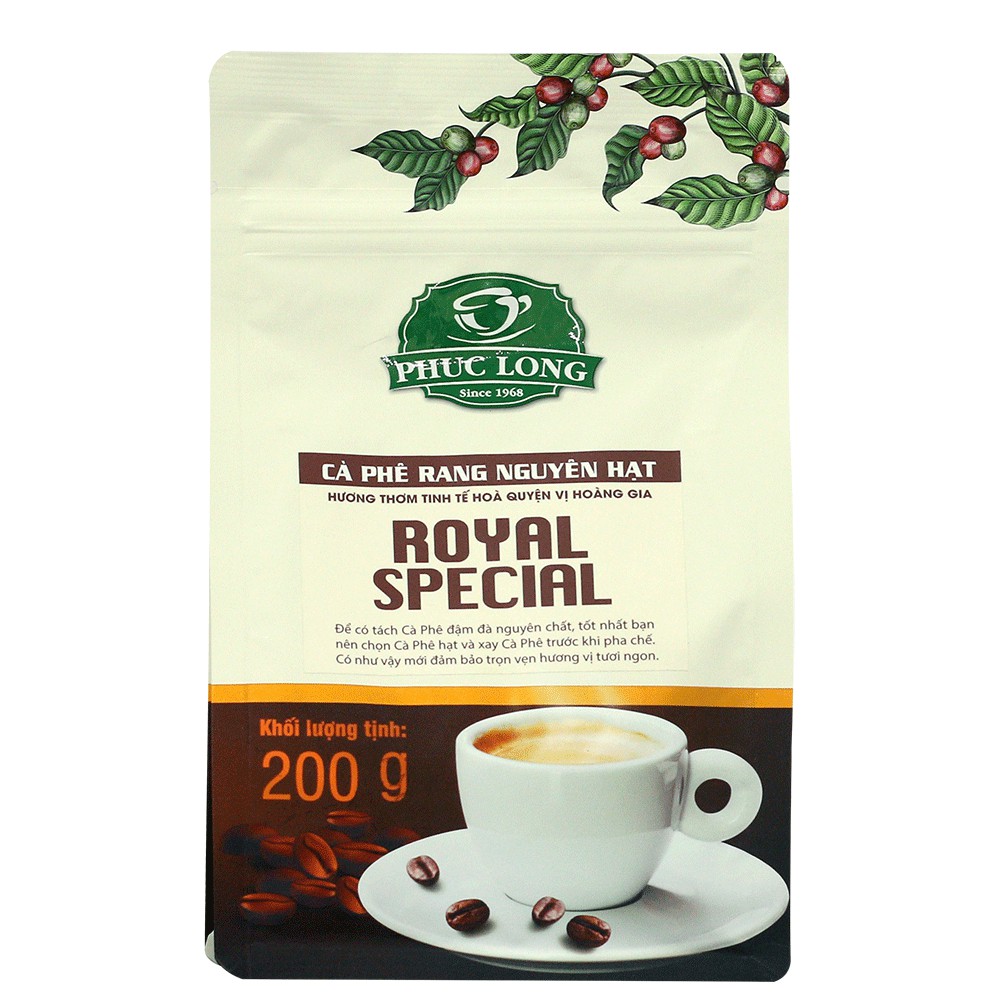 Cà Phê Royal Không Bơ 200GR - Phúc Long Coffee &amp; Tea