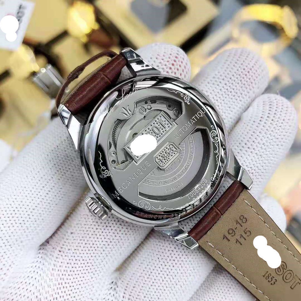 Đồng Hồ Cơ Kiểu Dáng Đơn Giản Lịch Lãm Dành Cho Nam