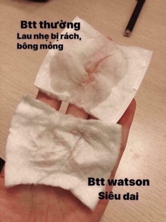 Bông tẩy trang Watsons 210 miếng