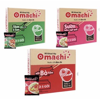 Mì Omachi bò hầm/ sườn / tôm chua cay date mới giá rẻ