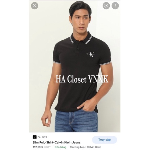 Áo Thun Polo Trắng Nam