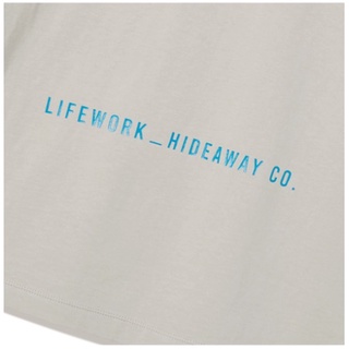 (HÀNG CHÍNH HÃNG) Áo thun Life Work Basic Face Dog màu Xám LIFEWORK  LinhLyxAuth