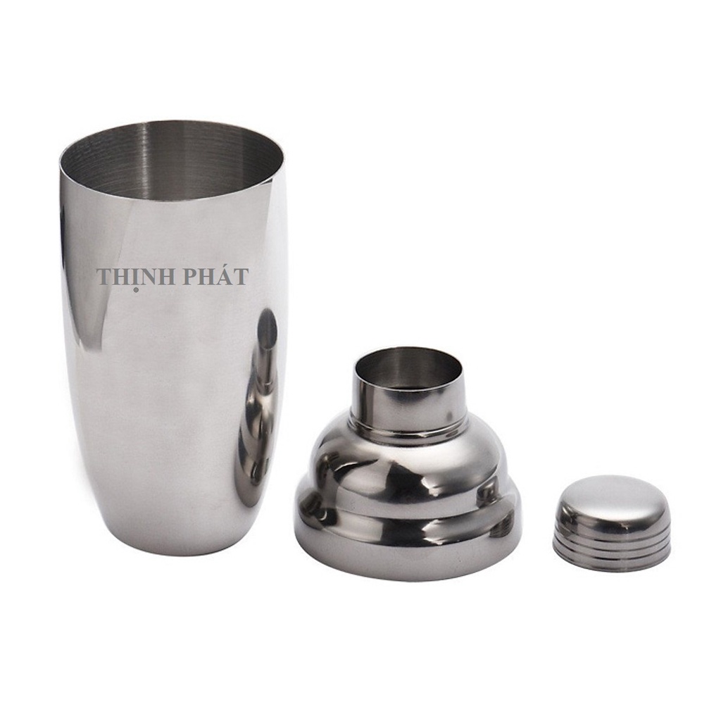 Bình Lắc Cocktail Shaker 350ml _530ml _750ml  Inox Dày Pha Chế Trà Sữa , Cocktail, cafe