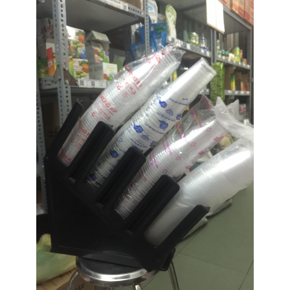 Kệ Đựng Ly Nhựa Trà Sữa - Cà Phê