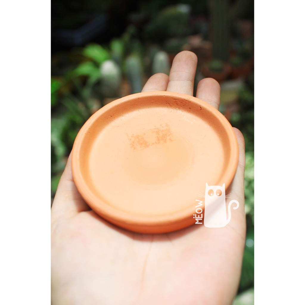 Dĩa lót chậu đất nung nhiều size