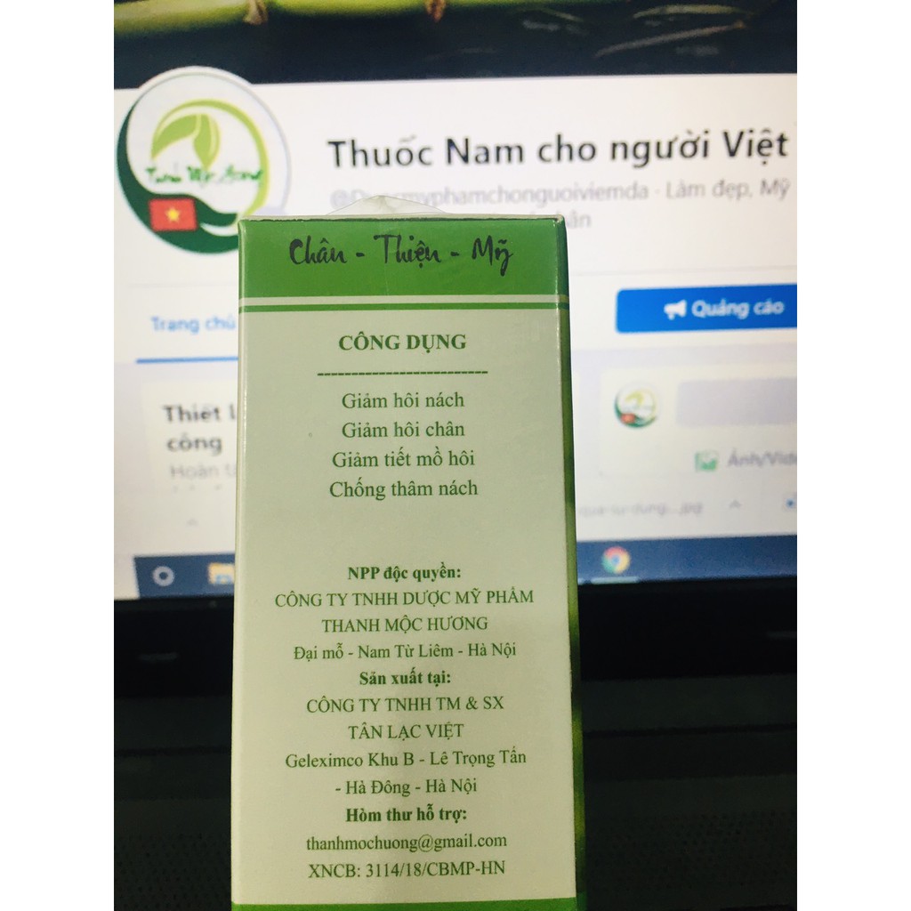 Xịt khử mùi hôi nách và hôi chân Thanh Mộc Hương hiệu quả ngay từ lần xịt đầu tiên