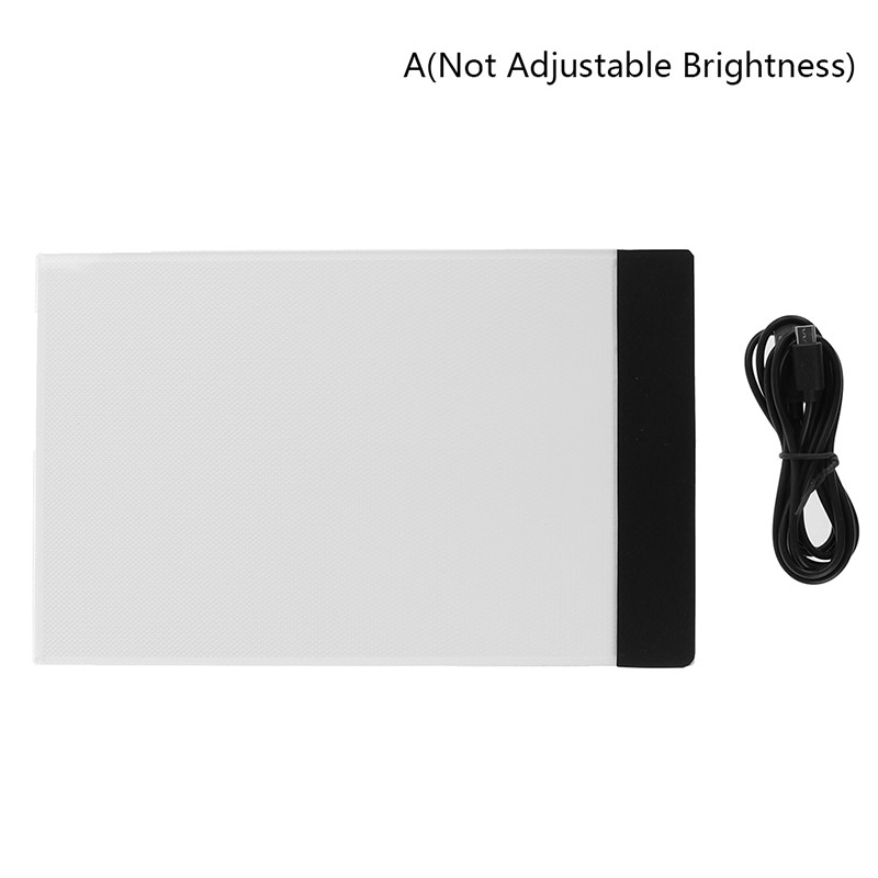 (Hàng Mới Về) Bảng Khuôn Vẽ Tích Hợp Đèn Led Khổ A5 Sạc Usb