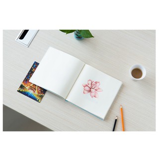 Sketch book bìa da Pu size 21x21cm