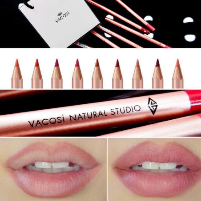 Chì Kẻ Viền Môi Vacosi Lipliner Pencil 3g