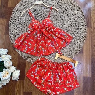 SET BỘ NGỦ 2 DÂY VOAN LỤA CAO CẤP