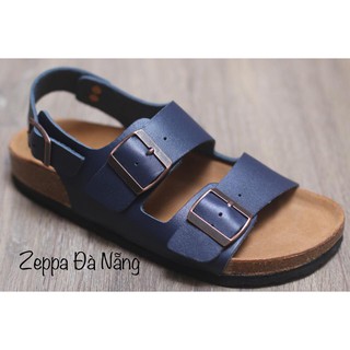 ZEPPA - SANDAL ĐẾ TRẤU XANH NAVY