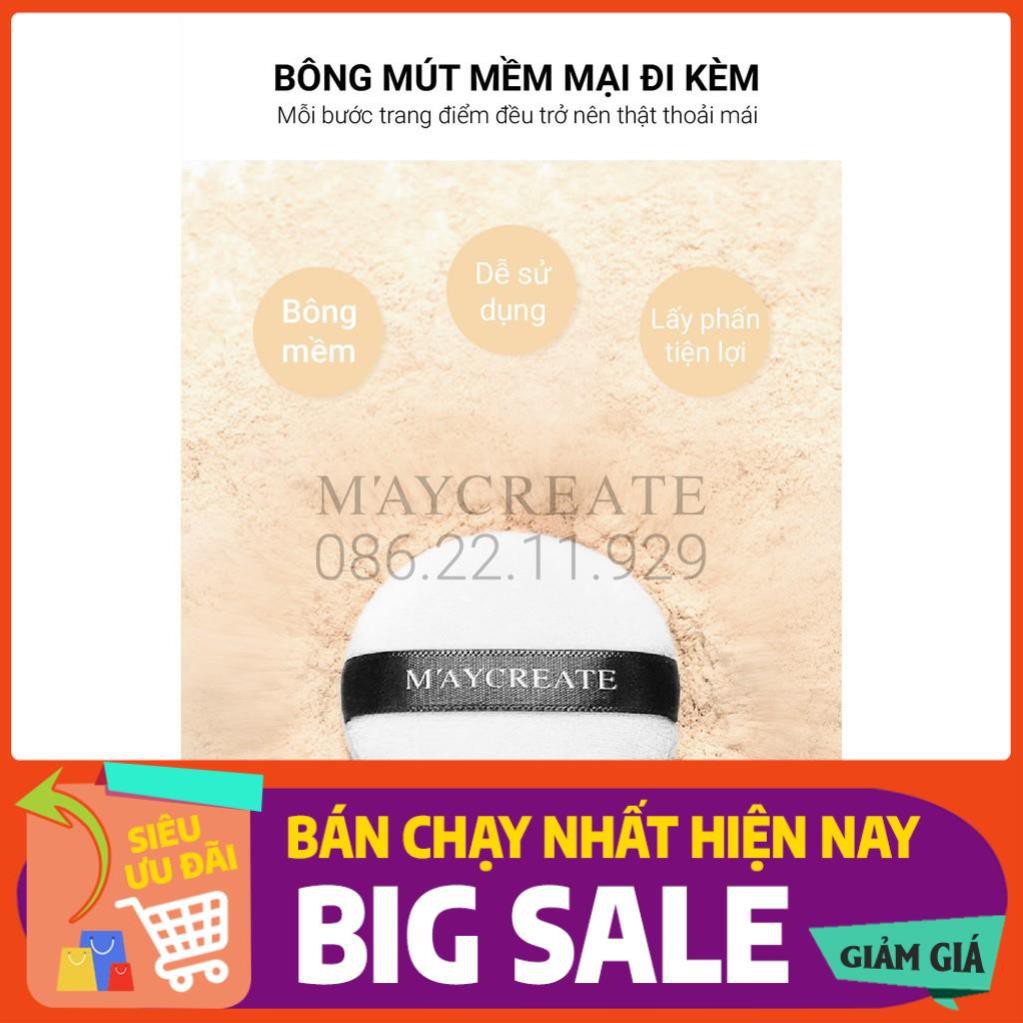 Phấn Phủ Kiềm Dầu 4 Màu Kháng Nước Lâu Trôi Maycreate Hàng Nội Địa Trung