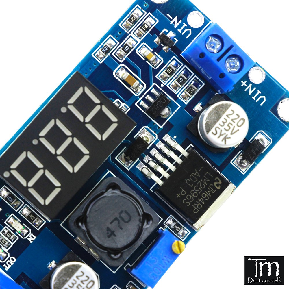Mạch Hạ Áp Buck LM2596 Có Hiển Thị