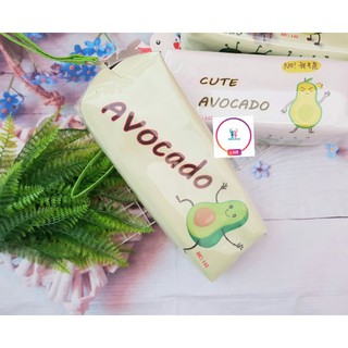 Bóp viết quả bơ 2 dây kéo