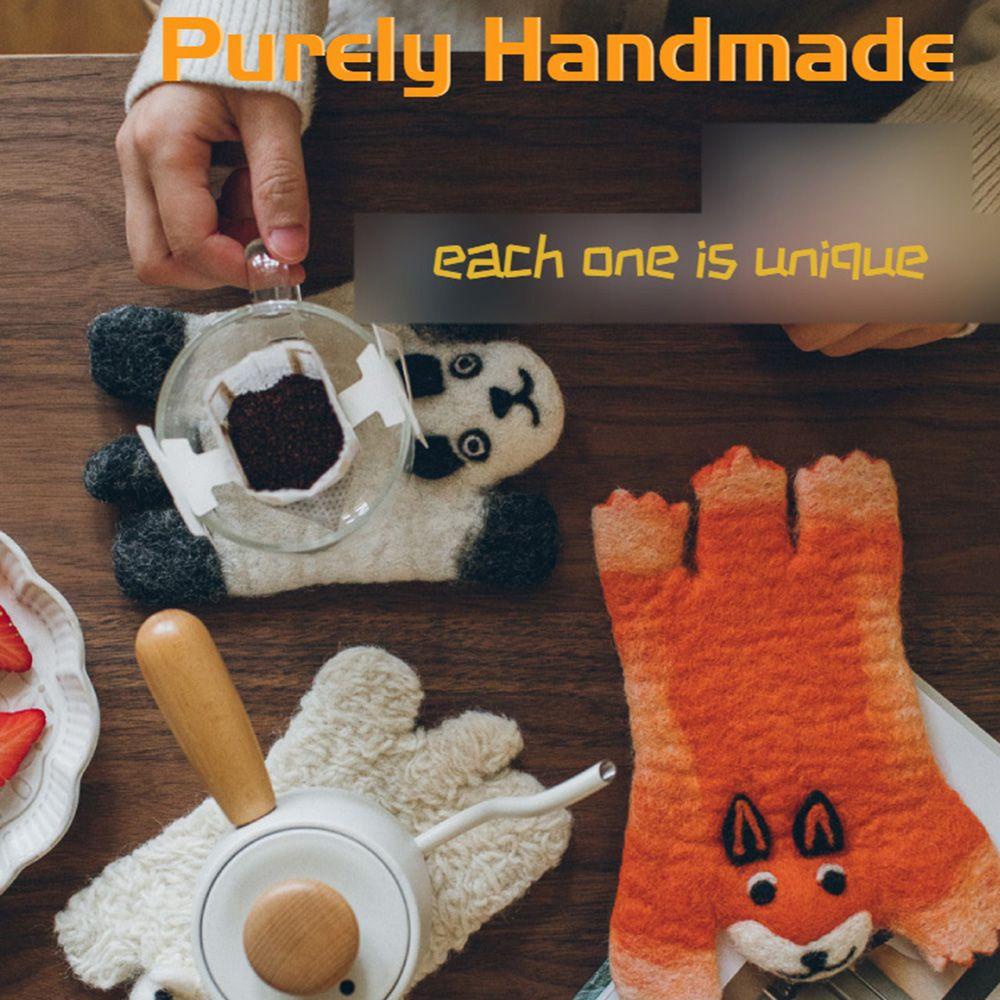 Thảm Lót Bàn Ăn Mềm Mại Hình Động Vật Trang Trí Nhà Bếp