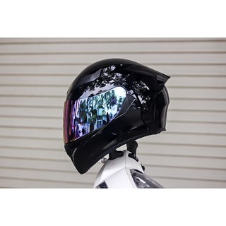 ( Kính titan) Nón bảo hiểm Royal m138B 1 Kính màu Đen Bóng có túi đựng nón và hộp