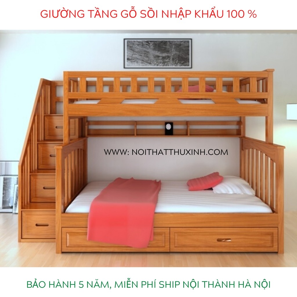 Mẫu Giường Tầng Cho Bé  được ưa chuộng nhất hiện nay, Miễn Phí Lắp Đặt và Vận Chuyển Nội Thành Hà Nội