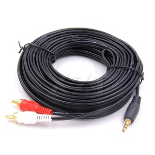 Cáp ChuyểN ĐổI Âm Thanh 15M 3.5mm Sang 2 RCA AV - RCA 15M