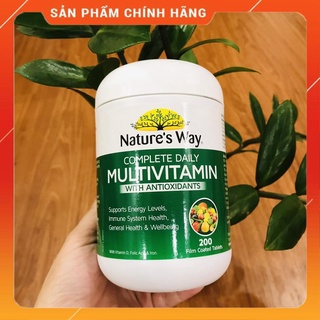 Vitamin Tổng Hợp Tảo Biển [Úc] Nature’s Way Complete Daily Multivitamin - 200 Viên