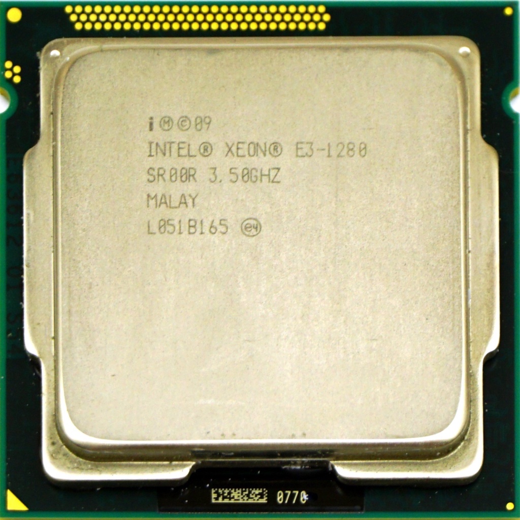 CPU máy tính Intel Xeon E3 1280v1 mạnh ngang i7 đời 3