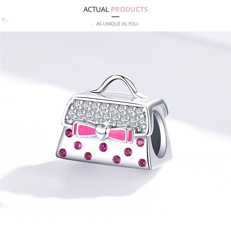 Hạt Phụ Kiện Bamoer SCC1391 Bằng Chất Liệu Bạc Phong Cách Châu Âu Sang Trọng Dùng Làm Vòng Đeo Tay Nữ