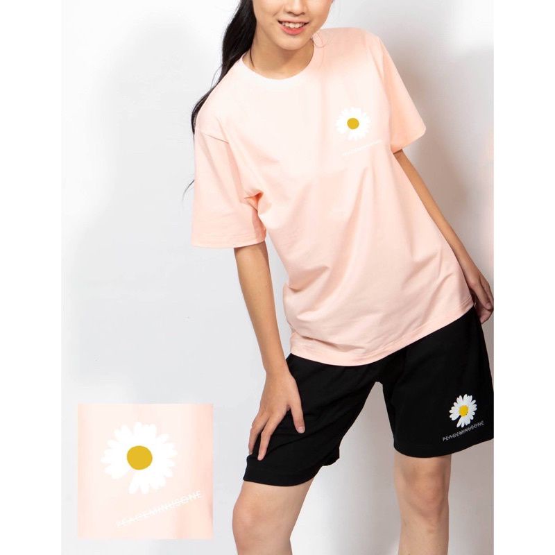 008.áo thun hình hoa cúc(dùng tạo link khách gộp đơn)