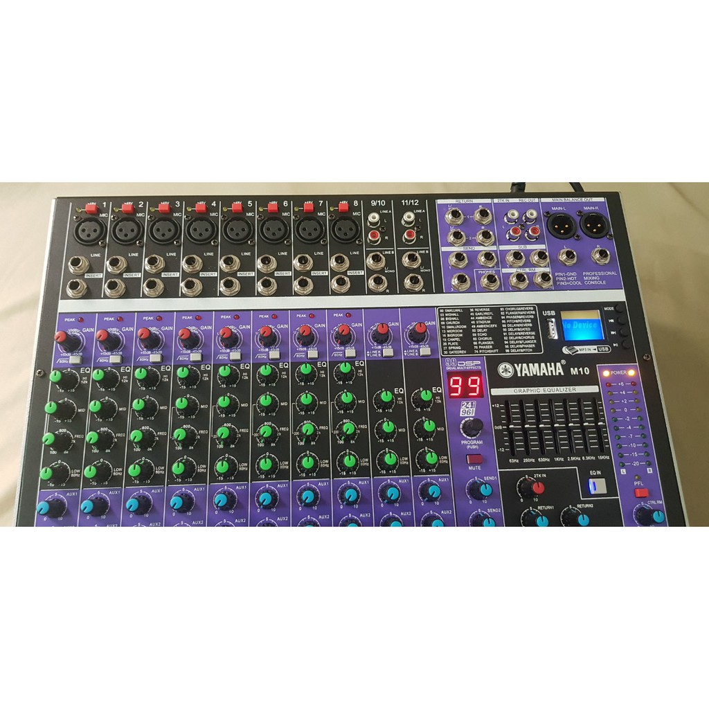 Mixer M10 Chuyên Karaoke Gia Đình Và Đi Show Nhạc Sống