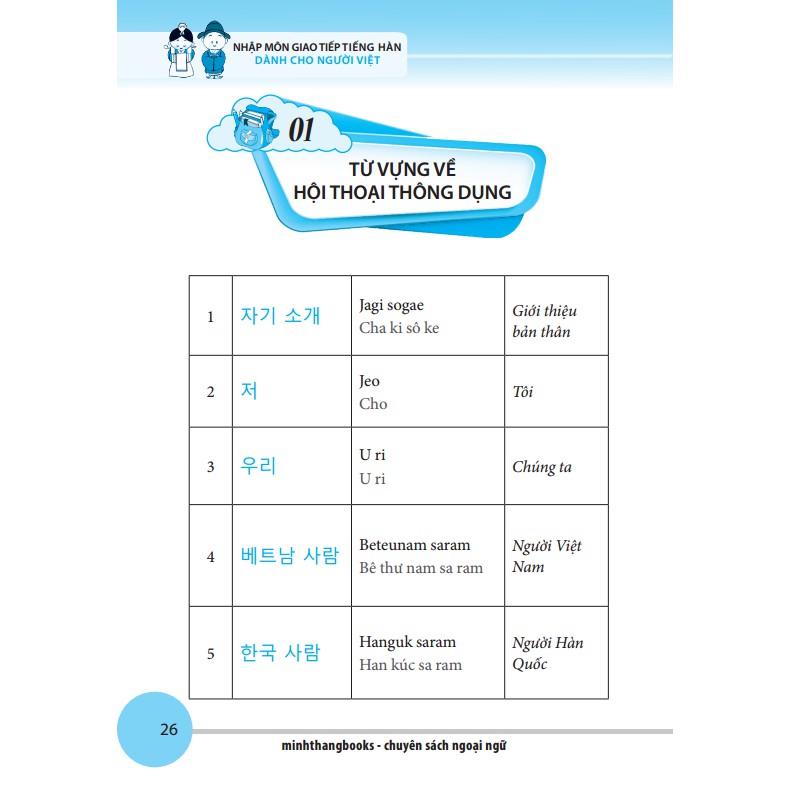 Sách - Nhập môn giao tiếp tiếng Hàn dành cho người Việt