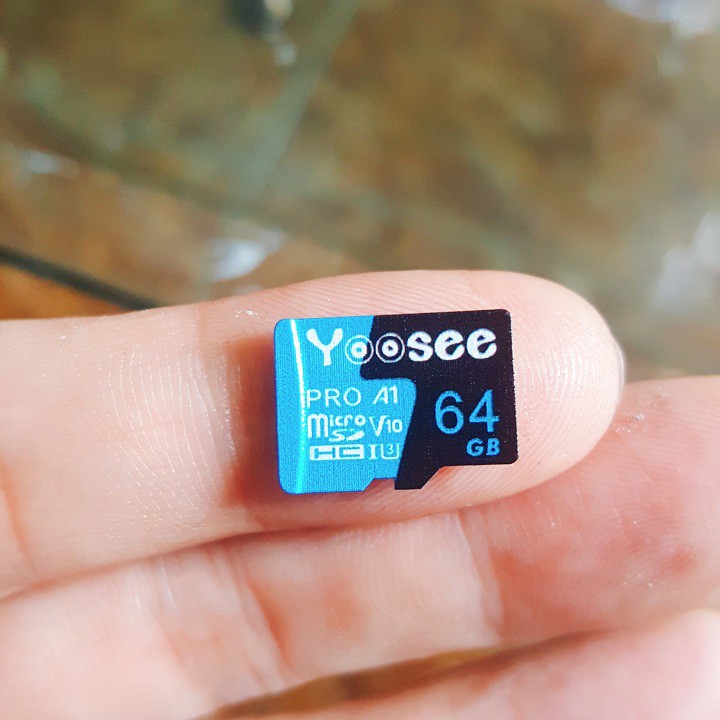 [GIÁ RẺ NHẤT] THẺ NHỚ YOOSEE 64GB PRO A1 MICRO SDHC U3 CLAS 10 -TỐC ĐỘ CAO 100MB/S | BigBuy360 - bigbuy360.vn