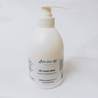 500ml Dầu Hạnh Nhân Ngọt (Sweet Almond Oil - Dầu nền), Chăm Sóc Da, Tóc, Làm Son