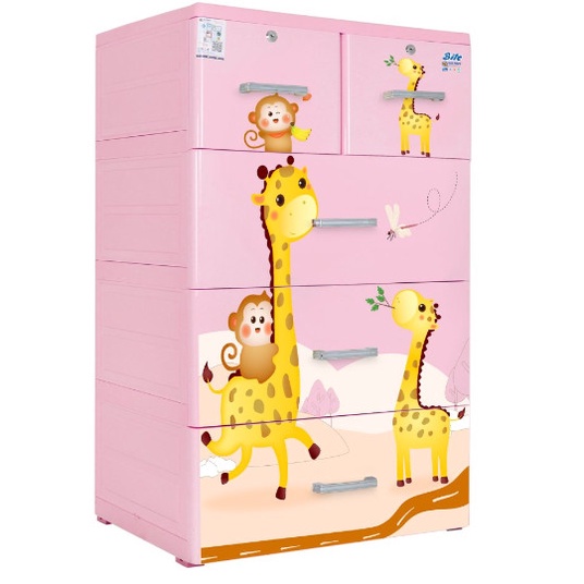 Tủ nhựa BITE 4 tầng , Tủ nhựa Qui Phúc Mã SP: QPN.025