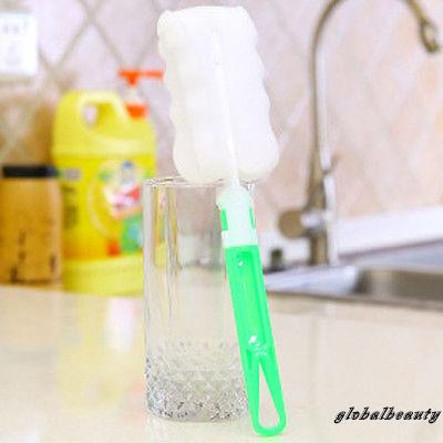 Bàn chải vệ sinh ly thủy tinh có tay cầm tiện dụng