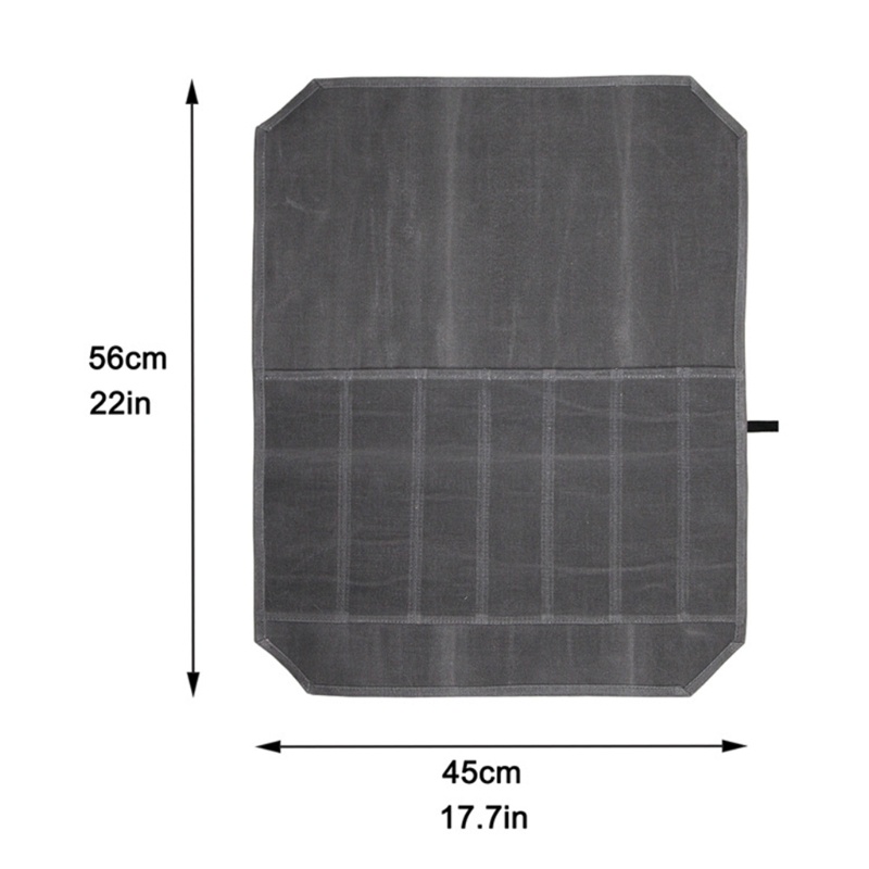Túi Cuộn Bằng Vải Canvas 7 Ngăn Chống Thấm Nước Siêu Bền Tiện Dụng
