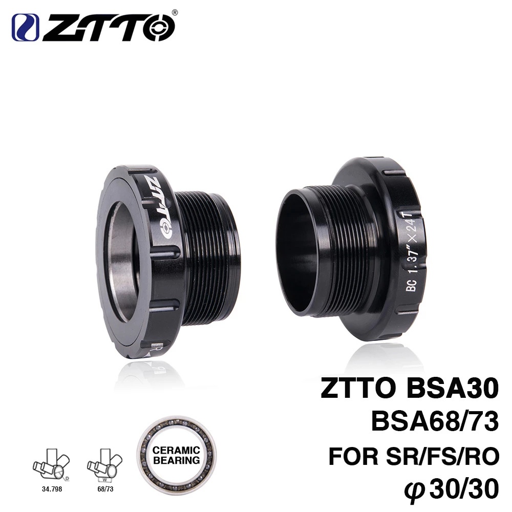 Set phụ kiện trục dưới ZTTO chuyên dụng cho xe đạp BSA30 BSA 68mm 73 MTB BB386 30mm có bán lẻ