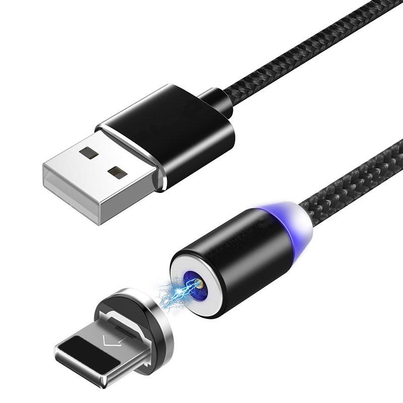 Cáp sạc cổng type C có đèn LED cho iPhone Android