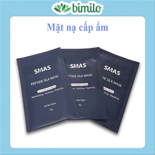 Mặt nạ dưỡng trắng da cấp ẩm smas peptide silk mask phục hồi làm dịu da MNS01