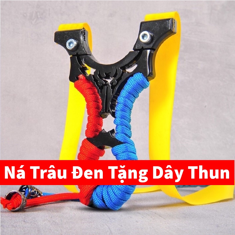 Ná Cao Su Hình Trâu Đen Tặng Kèm Dây Thun