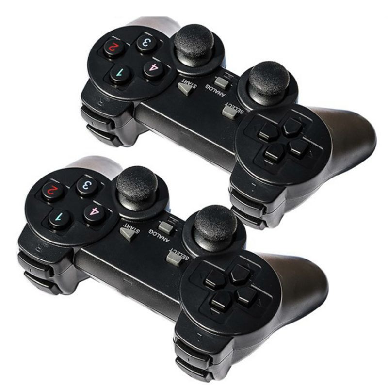 BTM❤  USB Wireless Double Handle Game Controller Joystick Vibration Gamepad for PC