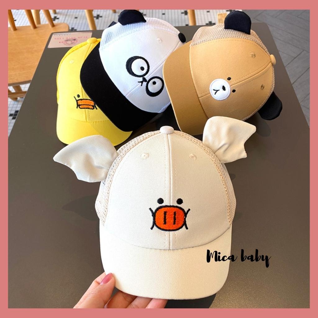 Mũ lưỡi trai hình thú dễ thương cho bé Mica Baby MH176