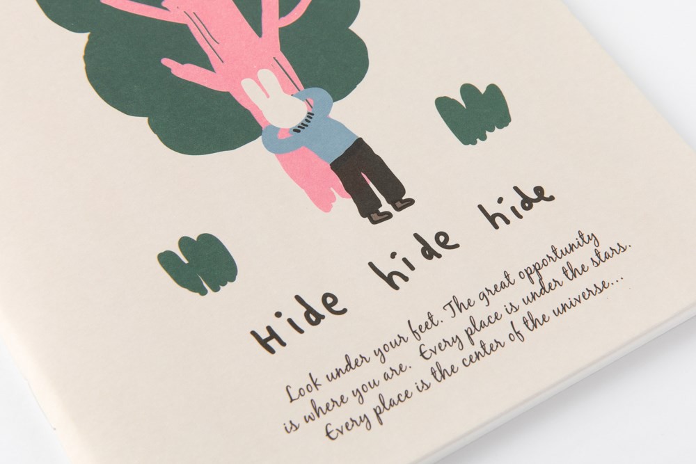 Sổ Ghi Chú ARTBOX Hàn Quốc Hình Chú Thỏ Trốn Tìm (M)