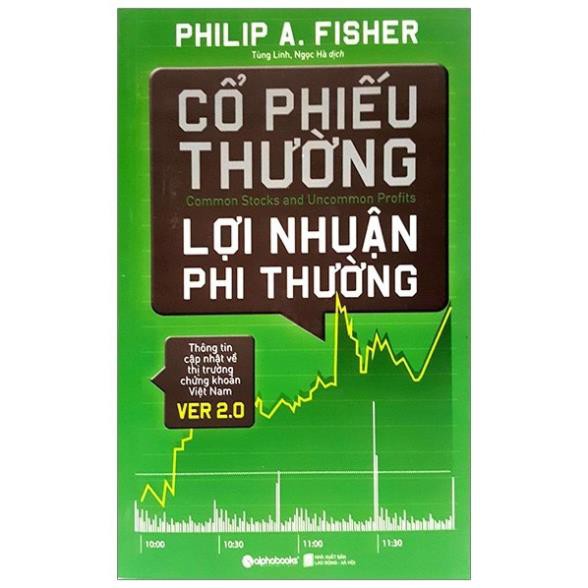 Sách - Cổ phiếu thường lợi nhuận phi thường (Tái bản 2020) [AlphaBooks]